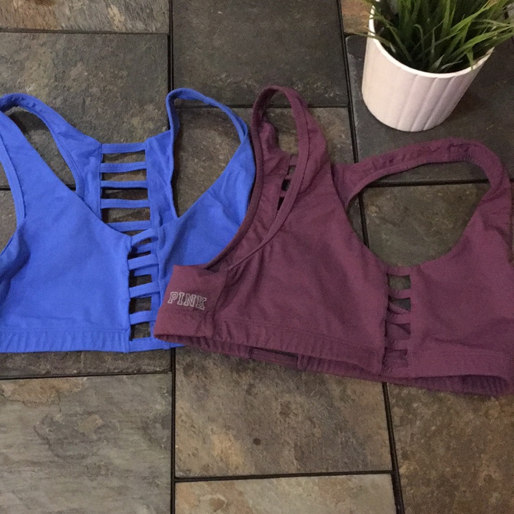 PINK- sports bras new condition size L